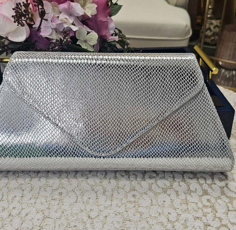 Glitter Envelope Clutch Handbag